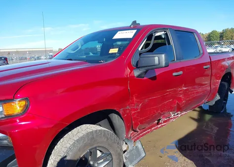 2021 Chevrolet Silverado 1500 4Wd Short Bed Custom Trail Boss z USA, uszkodzony, nr VIN 1GCPYCEF4MZ173074